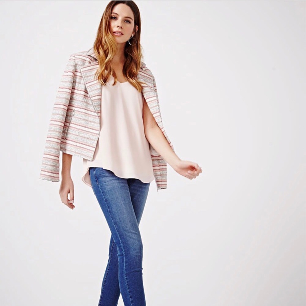 Moto-style jacket